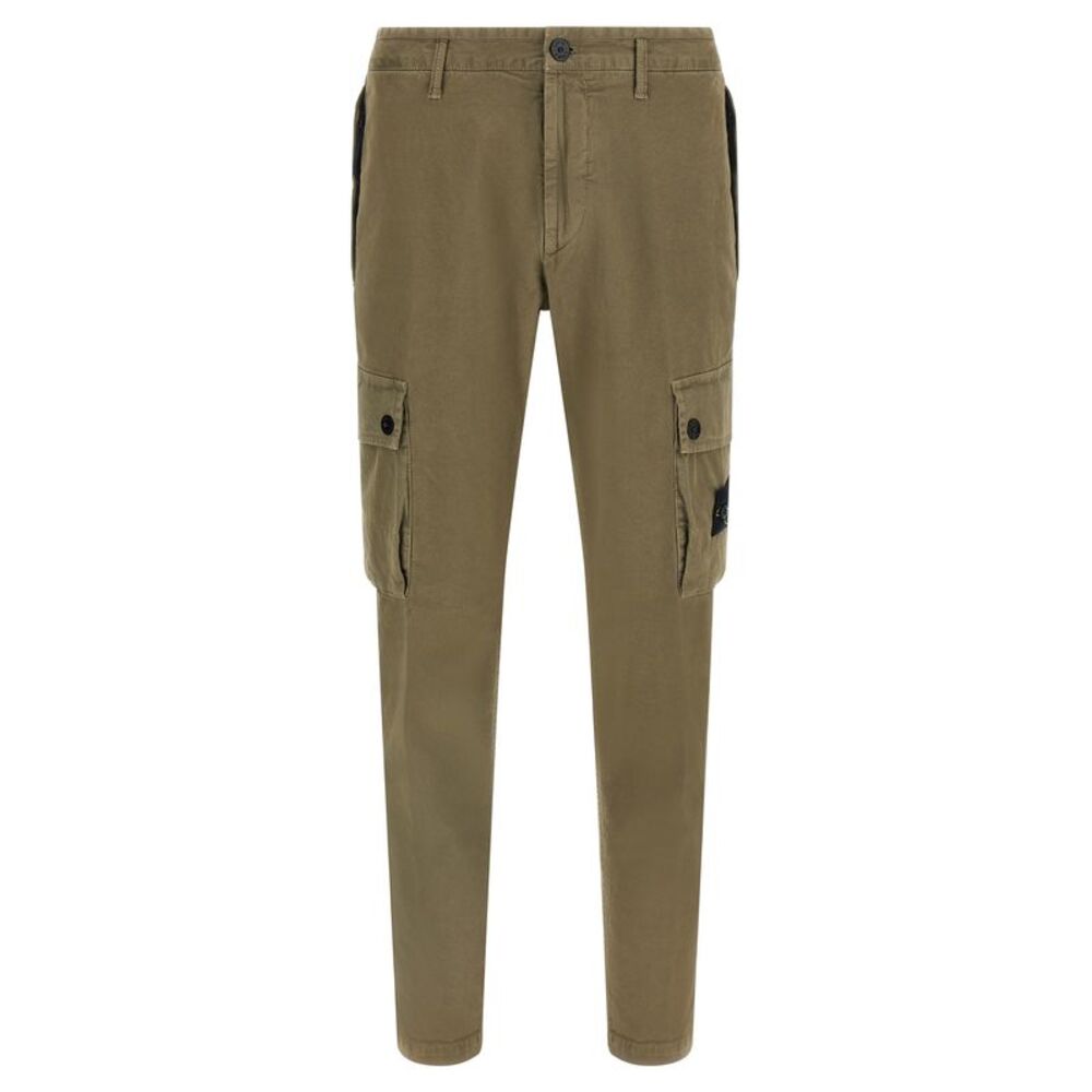 Stone Island Bicolor Cotton Cargo Men's Pants